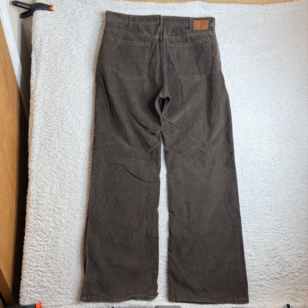 Gap Relaxed Boot Fit Corduroy Pants Mens 36x32 (31) Dark Brown Cotton Cords